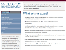 Tablet Screenshot of mccloskey-writing.com